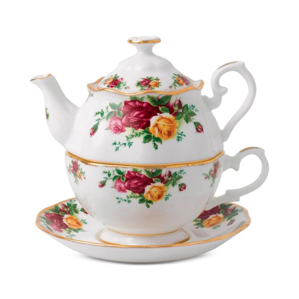 Royal Albert Old Country Roses Tea For One Set - NIB